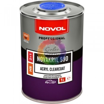 Novol 38091 Бесцветный лак  Novakryl 590 2+1, 1л, без отвердителя