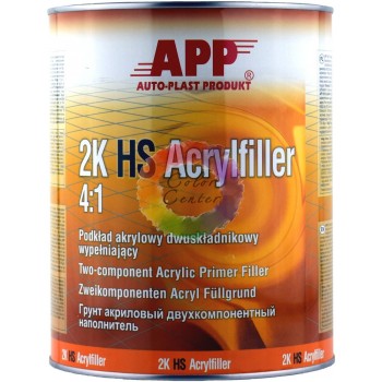 Грунт акриловий АРР 020417 2К HS Acrylfiller 4:1.1л, білий (без затверджувача)