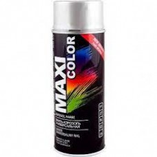 Maxi Color Эмаль аэрозольная универсальная, серебряная, 400мл 