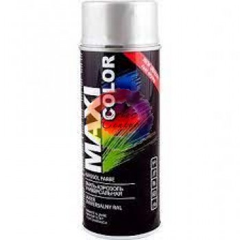 Maxi Color Ral Эмаль аэрозольная универсальная, серебряная, 400мл