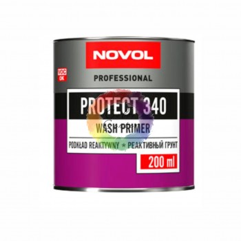 Реактивний грунт, кислотний Novol PROTECT 340 WASHPRIMER 1+1, 0,2 л (без затверджувача)