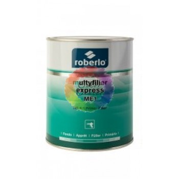 Грунт акриловий автомобільний ROBERLO MULTYFILLER EXPRESS ME1 світло-сірий 1 л (без затверджувача)