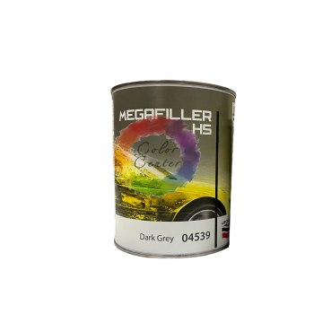 Акриловий грунт для авто Lechler 04539 MEGAFILLER HS DARK GREY 1 л, темно сірий (без затверджувача)