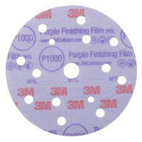 3М 51055 Р1000 полировальный диск Hoоkit серия Purple 260L, конфигурация LD861A, диам. 150 мм, 