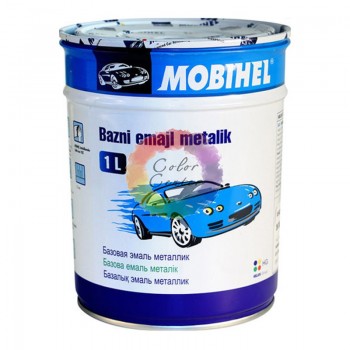 Автоемаль для фарбування авто металік 387 Папірус Mobihel 1 л