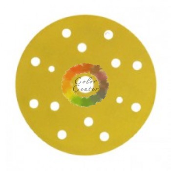 3М 50443 255P+ Hookit Шліфувальне коло, 150 мм, 15 отворів, P80