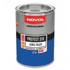 Грунт для авто акриловый Novol PROTECT 310 4+1, черный, 1 л (без отвердителя)
